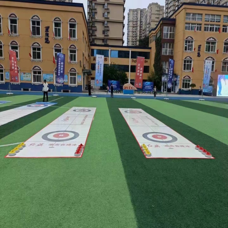 Curling track installation process