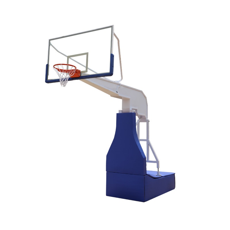 Electric hydraulic basketball stand